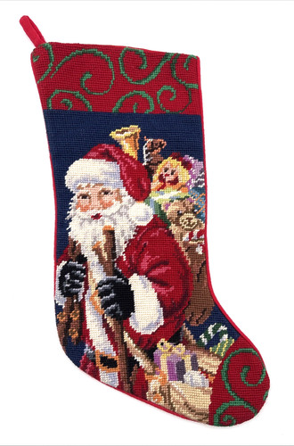 Santa nick needlepoint - nick,