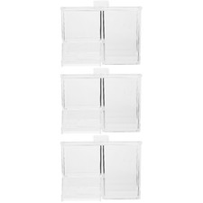  3 Pack Cotton Pad Container