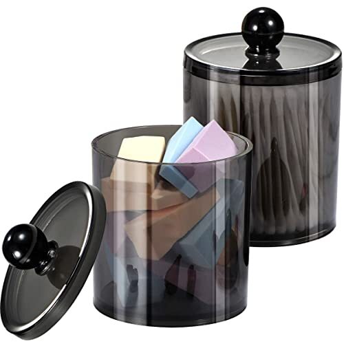 Pack clear apothecary jars - apothecary,