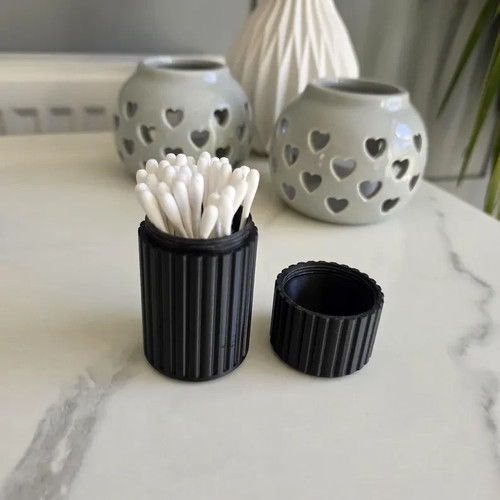 Cotton wool bud - cotton, holder