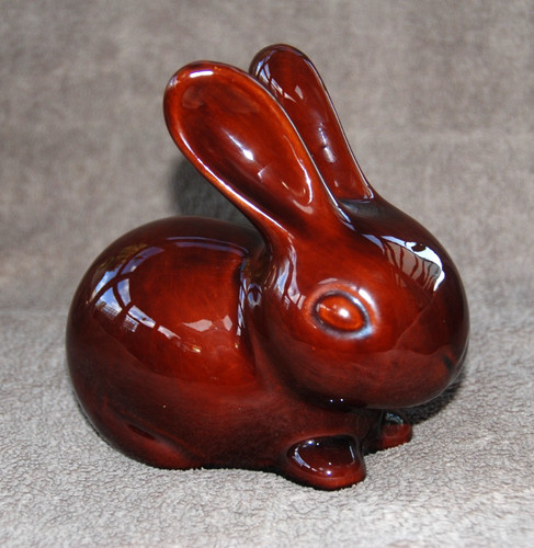 Vintage denmead pottery bunny - vintage,