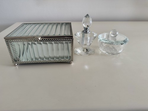 Jewellery box set - set, glass