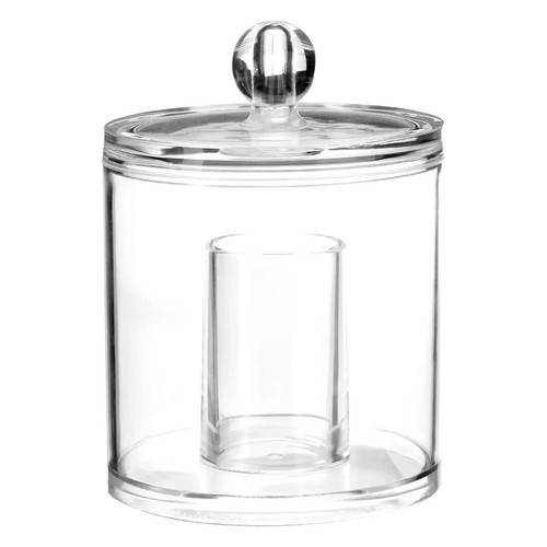 Clear acrylic tip - clear, q-tip