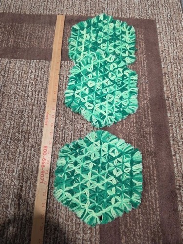 Vintage pot holders green - pot,