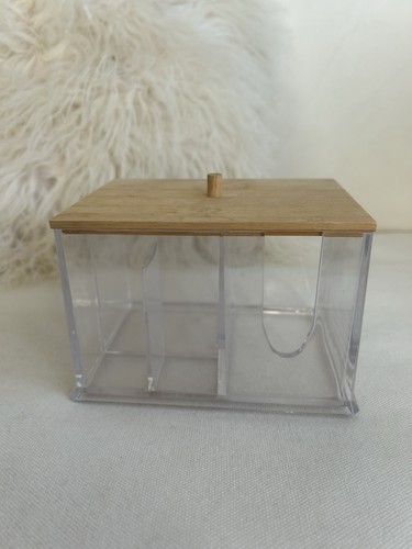 Clear acrylic section cotton - acrylic,