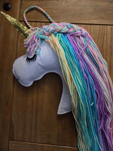 Unicorn decor hair clip - unicorn,