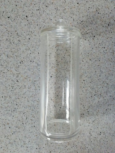 Clear acrylic cotton wool pad - acrylic,
