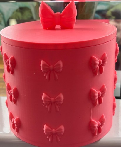 Bow cotton wool pad storage - bow,